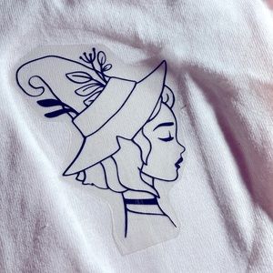Cute witch tee(can be customized) shirt color, etc